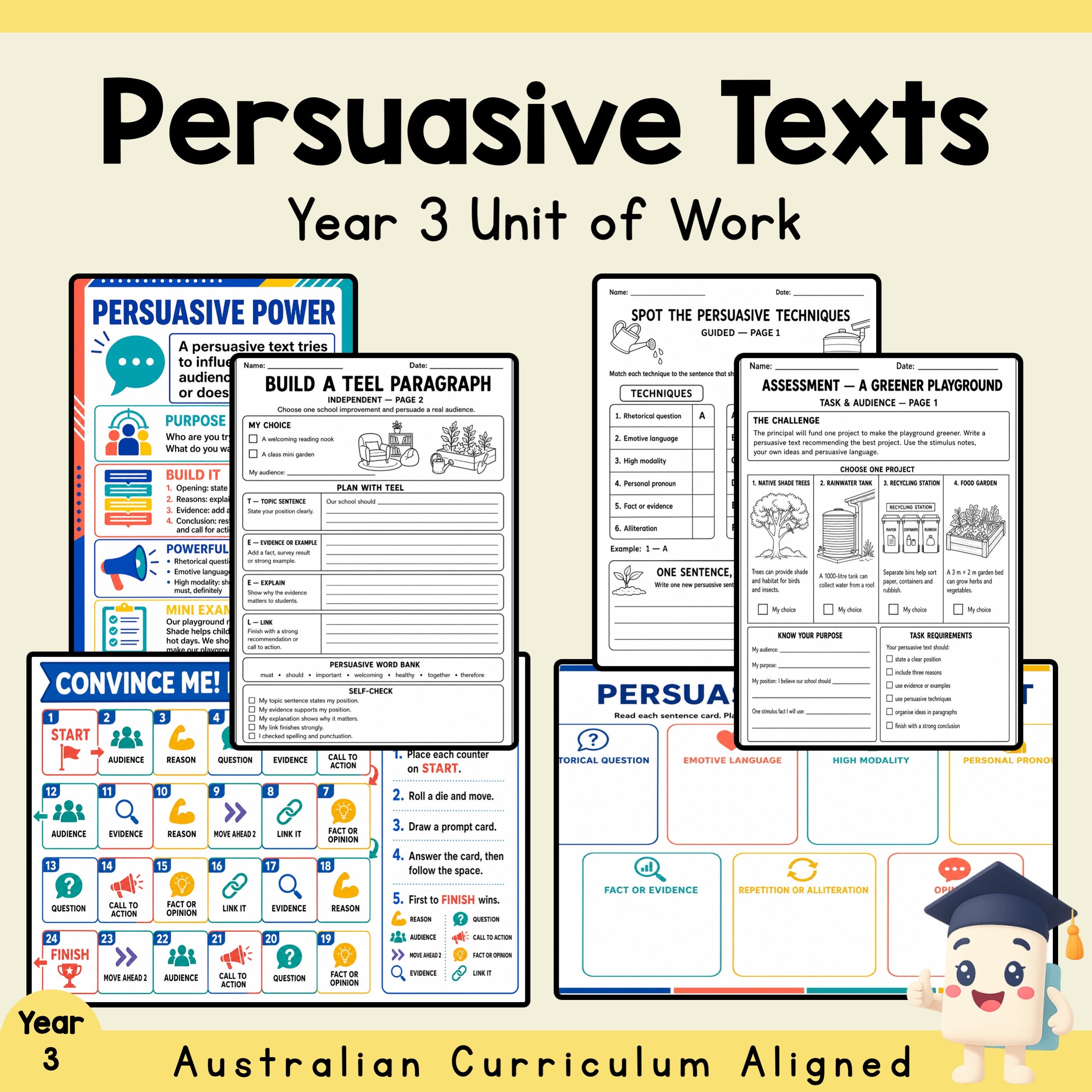 Persuasive Texts Year 3