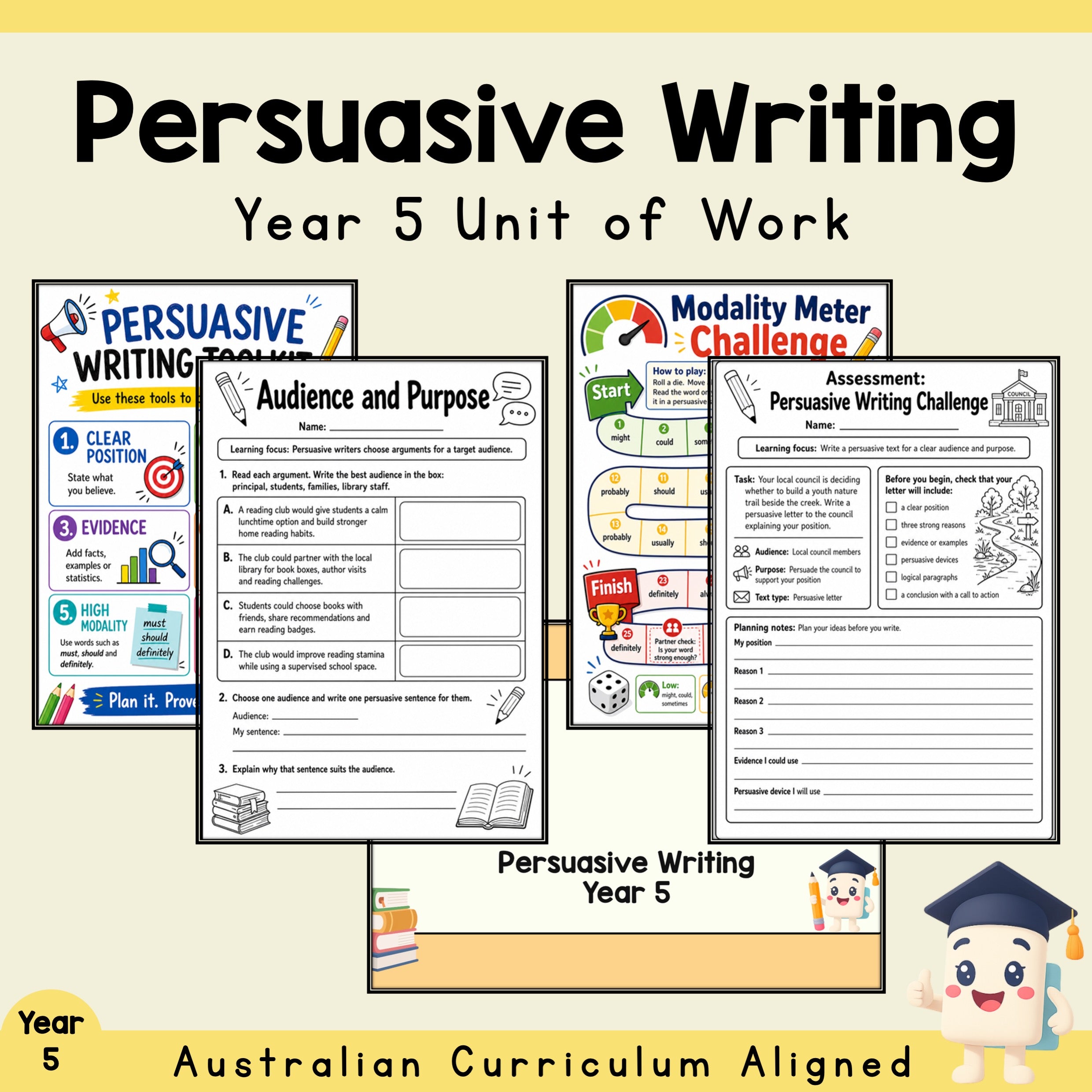 Year 5 Persuasive Writing Unit