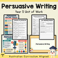 Year 5 Persuasive Writing Unit — cover