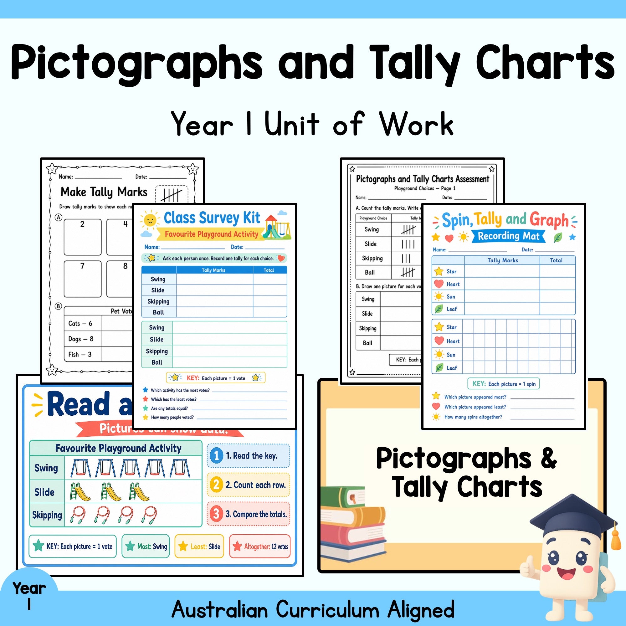 Pictographs and Tally Charts – Year 1