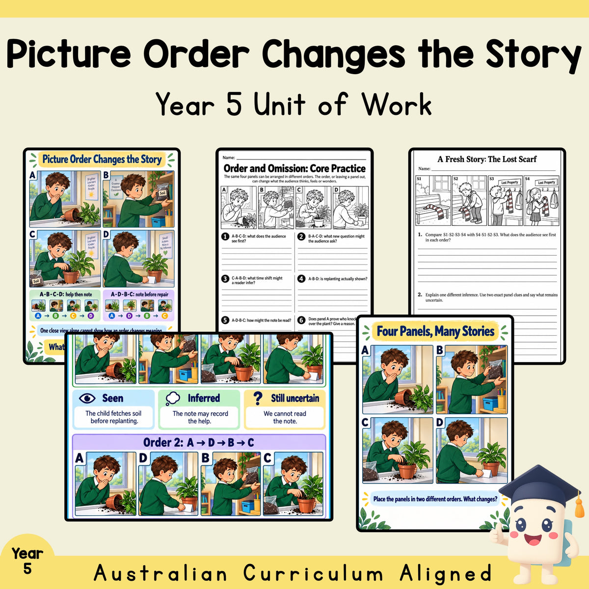 Picture Order Changes the Story - Year 5 — cover