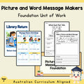 Picture and Word Message Makers - Foundation — cover