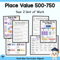 Place Value 500–750 — Year 2 Unit Plan