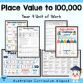 Place Value to 100,000 – Year 4 — cover