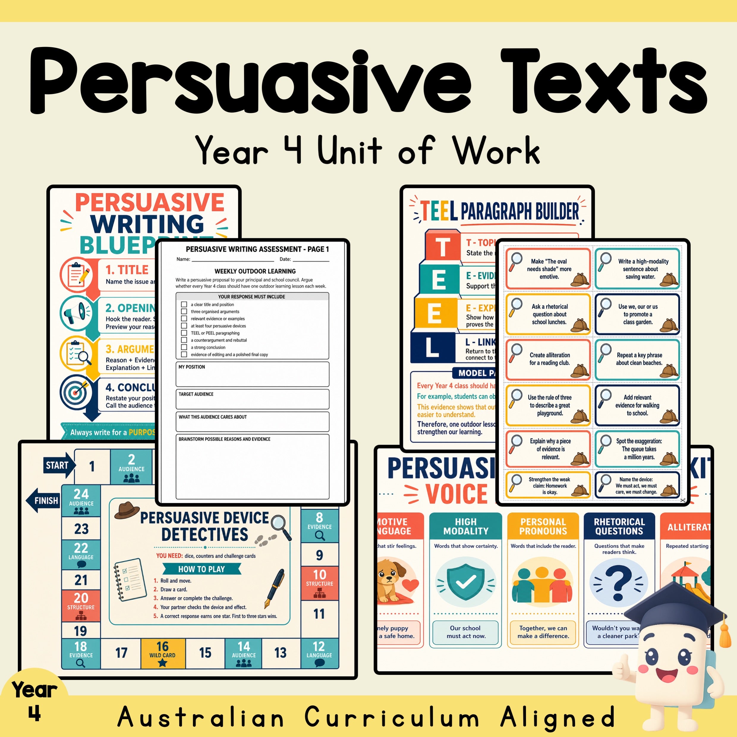 Persuasive Texts Year 4 Unit