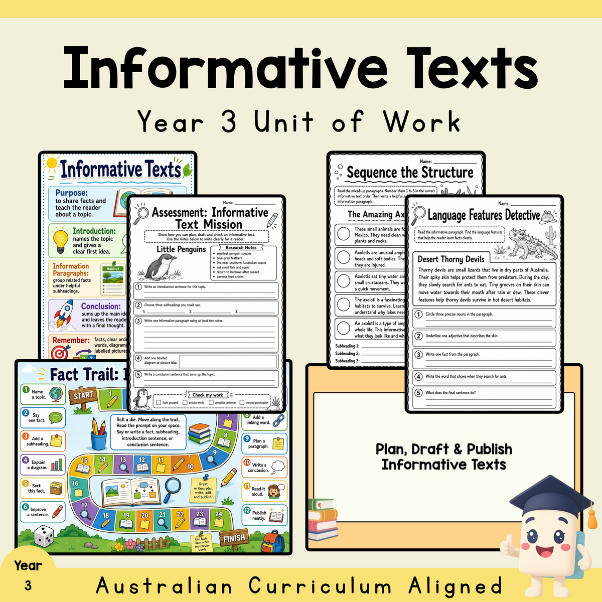 Informative Texts Writing Unit – Year 3