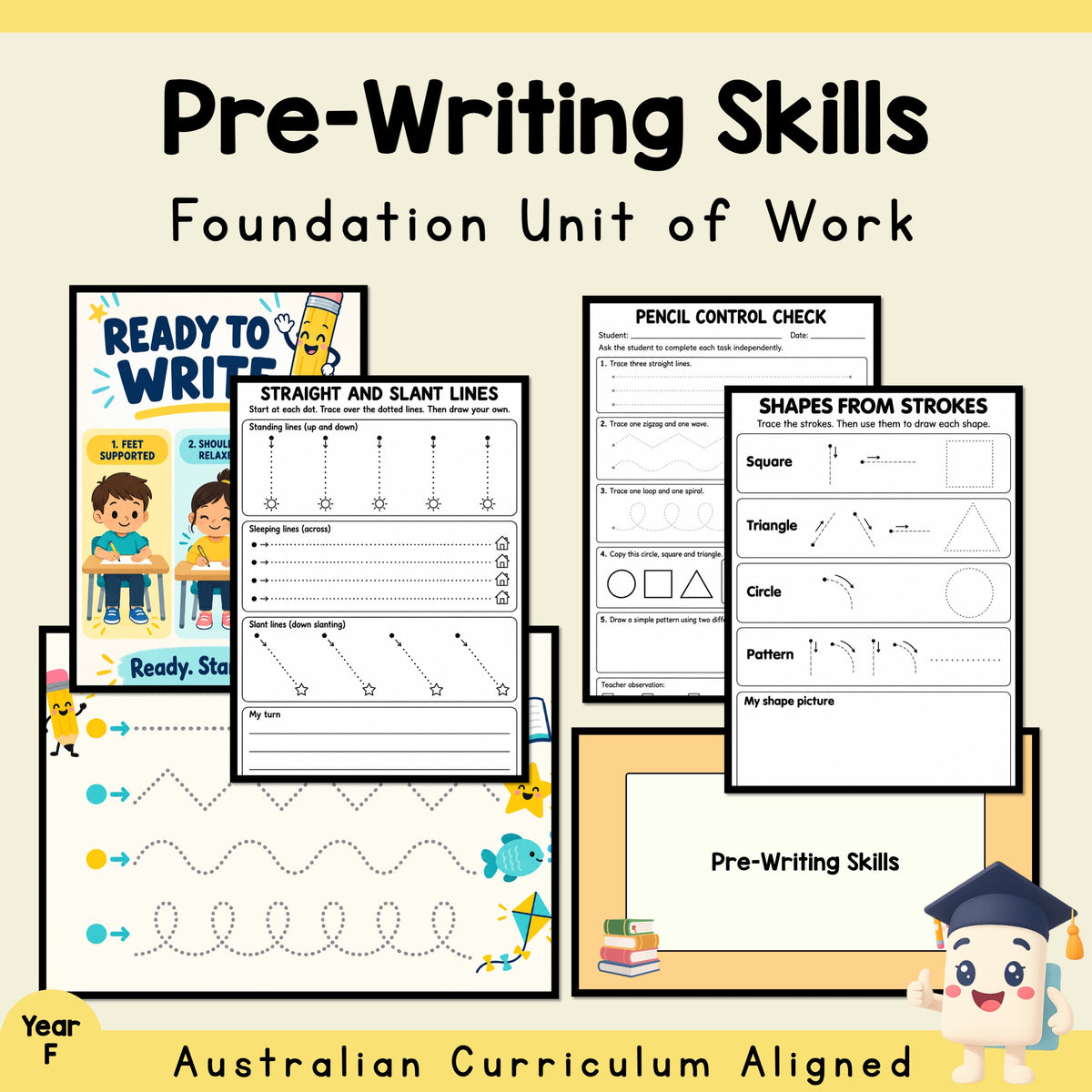 Foundation Pre-Writing Skills Unit — cover