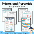 Prisms and Pyramids Year 6 Unit — cover