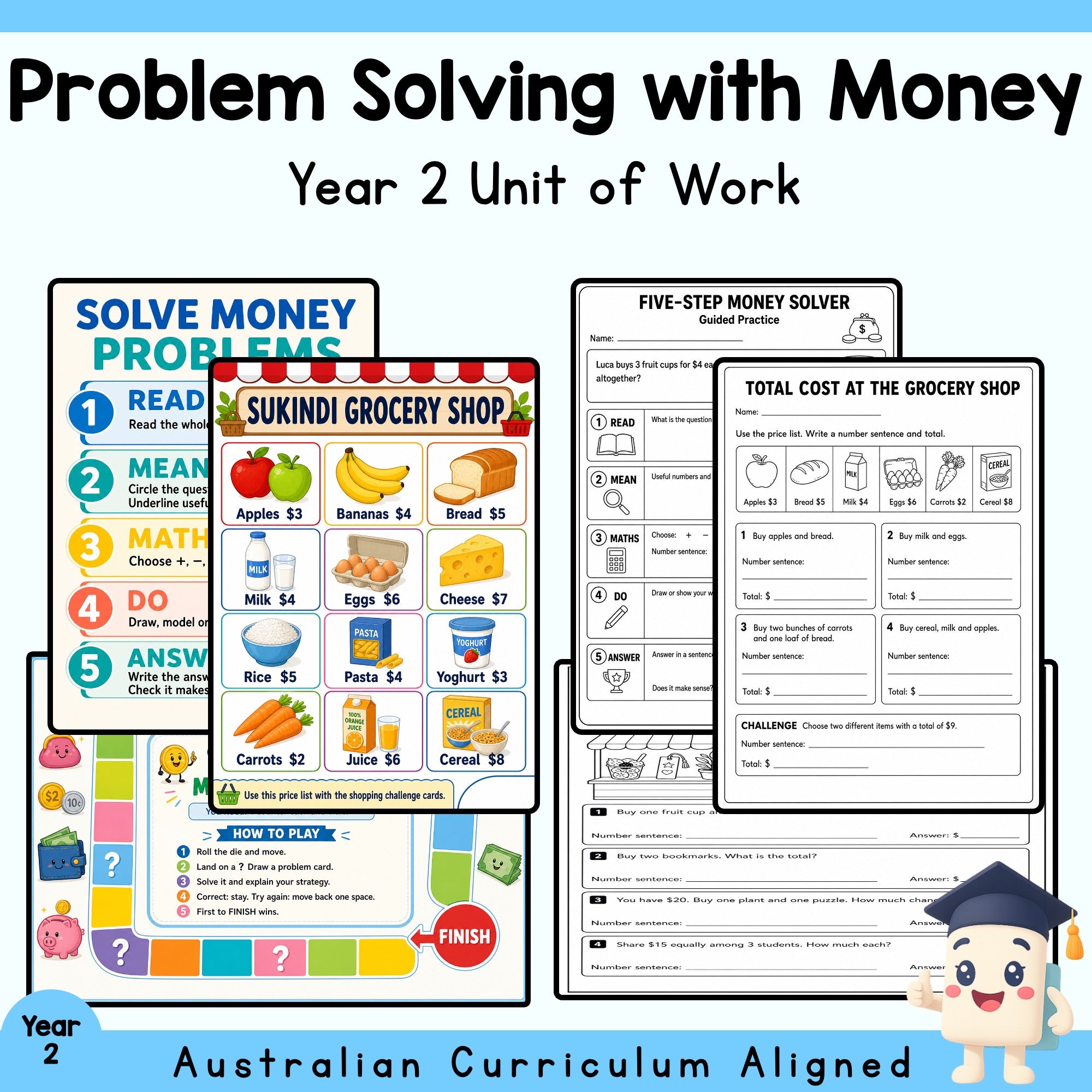 Problem Solving with Money - Year 2