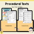 Year 3 Procedural Texts Unit | Worksheets, Games & Assessment