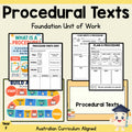 Procedural Texts Foundation Unit