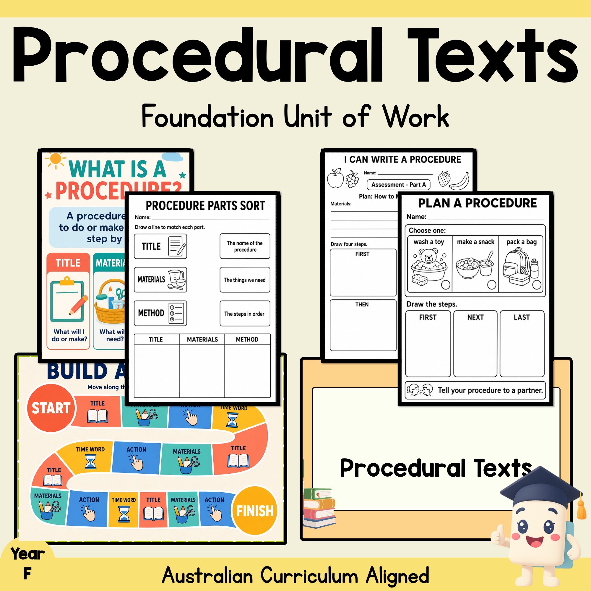 Procedural Texts Foundation Unit