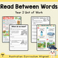 Read Between the Words - Year 2 — cover