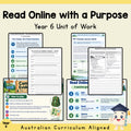 Read Online with a Purpose | Year 6 English Unit — cover
