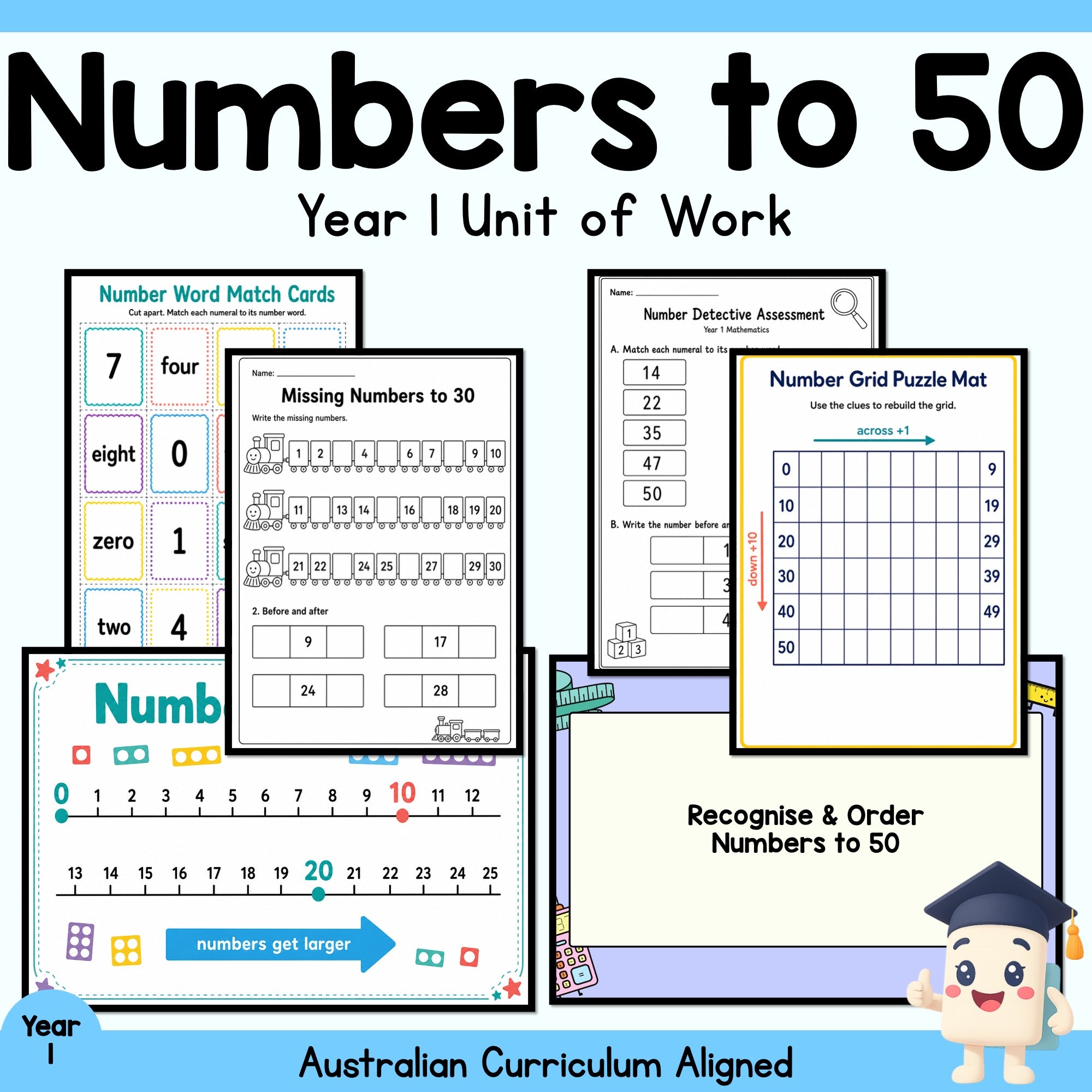 Numbers to 50 Year 1 Unit