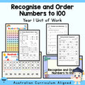 Recognise and Order Numbers to 100 — cover