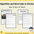 Repetition and Word Links in Stories - Year 6 — cover