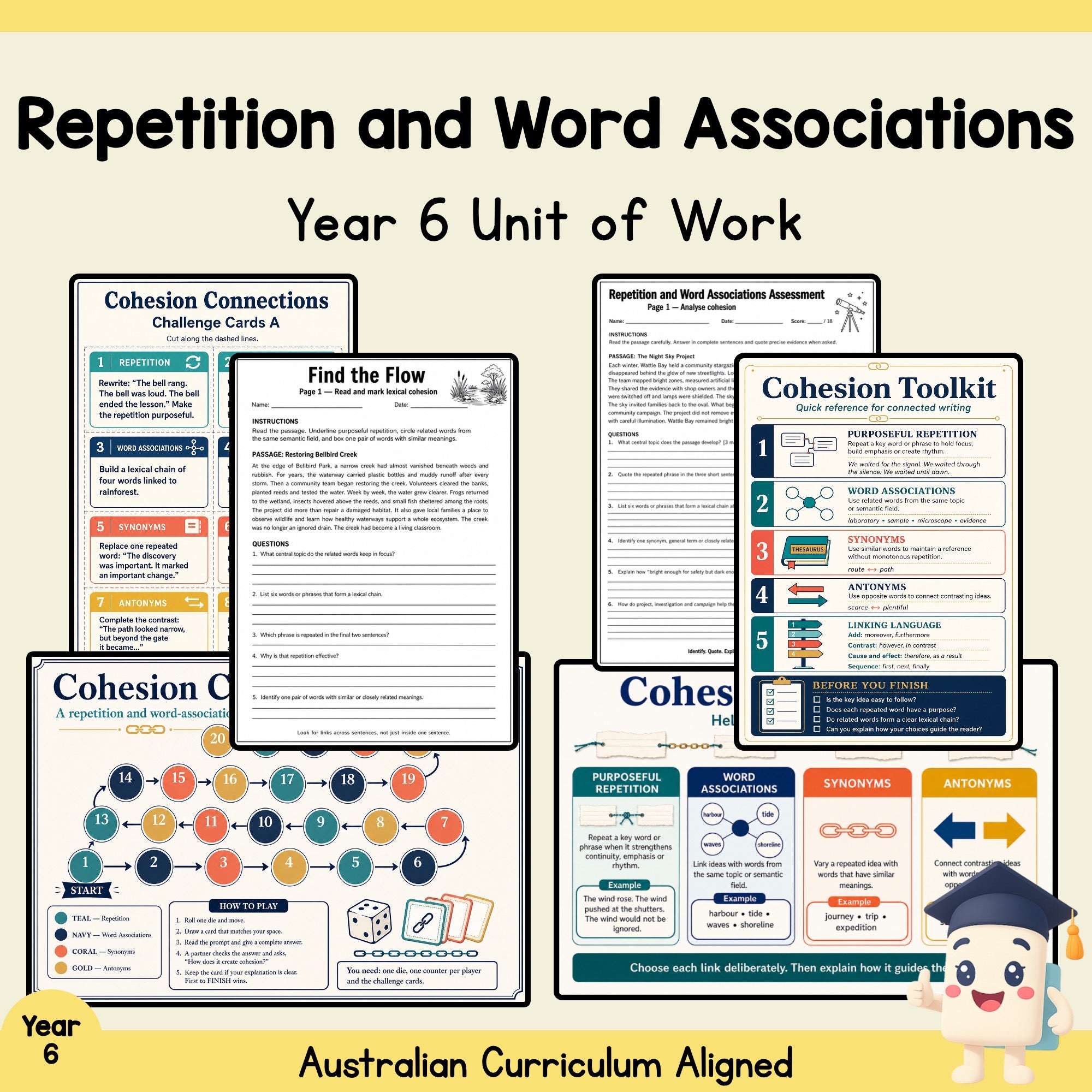 Repetition and Word Associations — Year 6