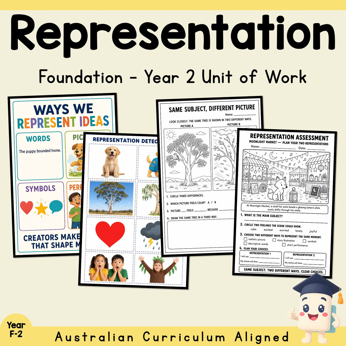 Representation: Foundation–Year 2 English Unit
