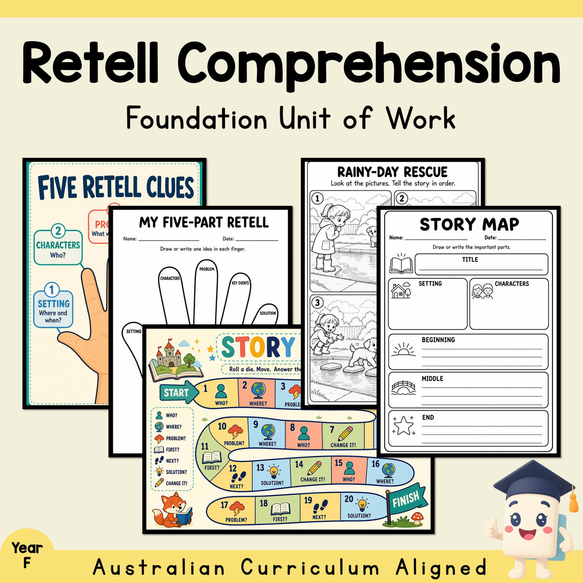 Retell Comprehension Foundation Unit — cover