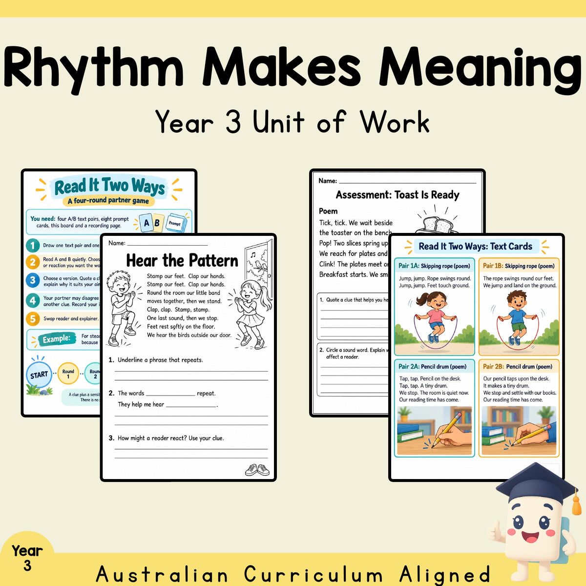 Rhythm Makes Meaning - Year 3 — cover