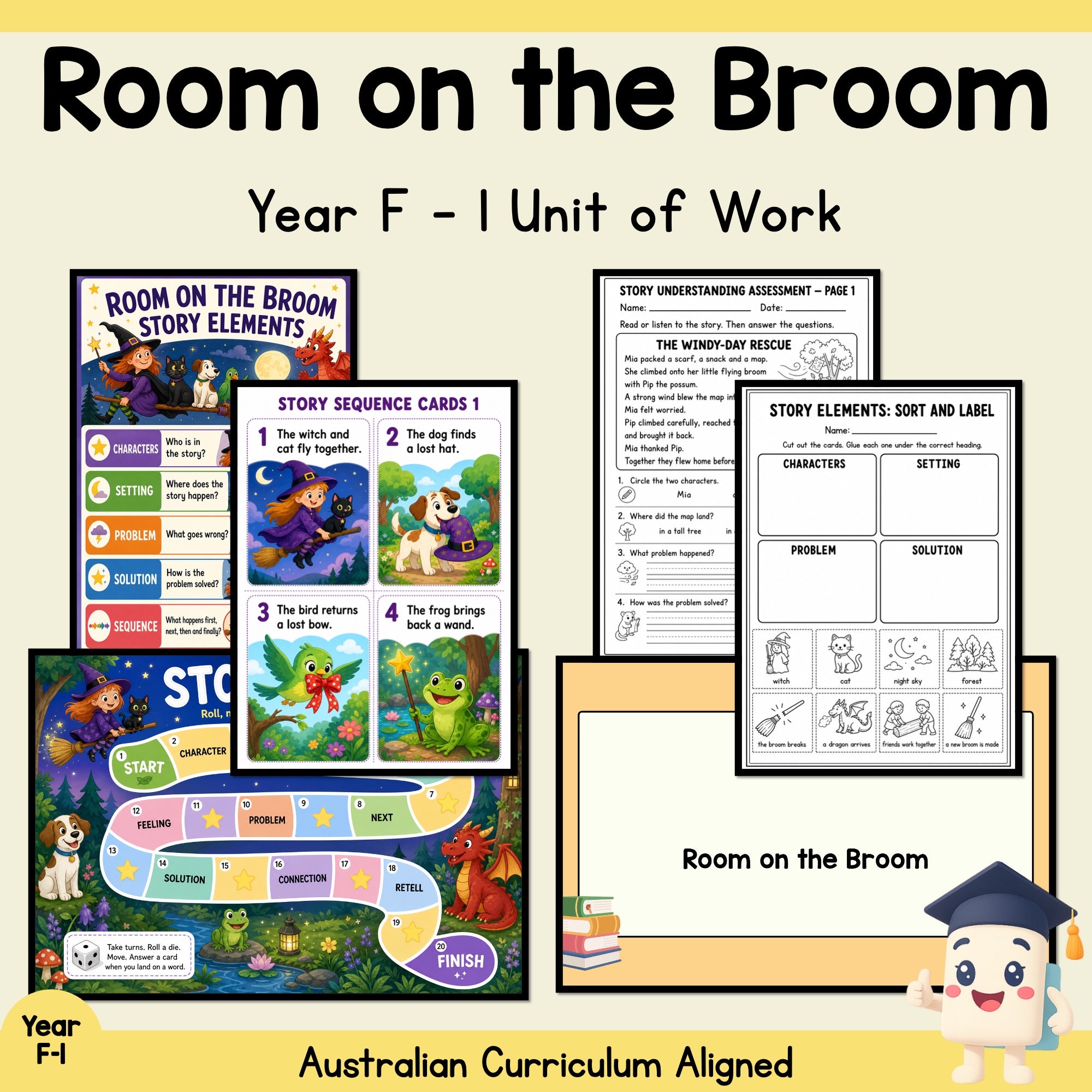 Room on the Broom Unit Plan F–1