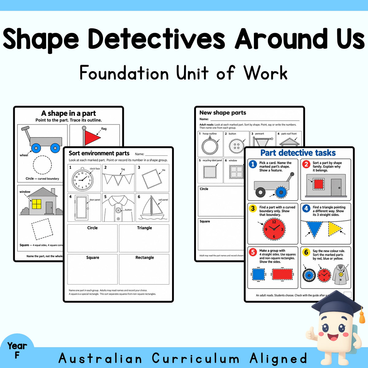 Shape Detectives Around Us - Foundation — cover