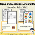 Signs and Messages Around Us - Foundation — cover