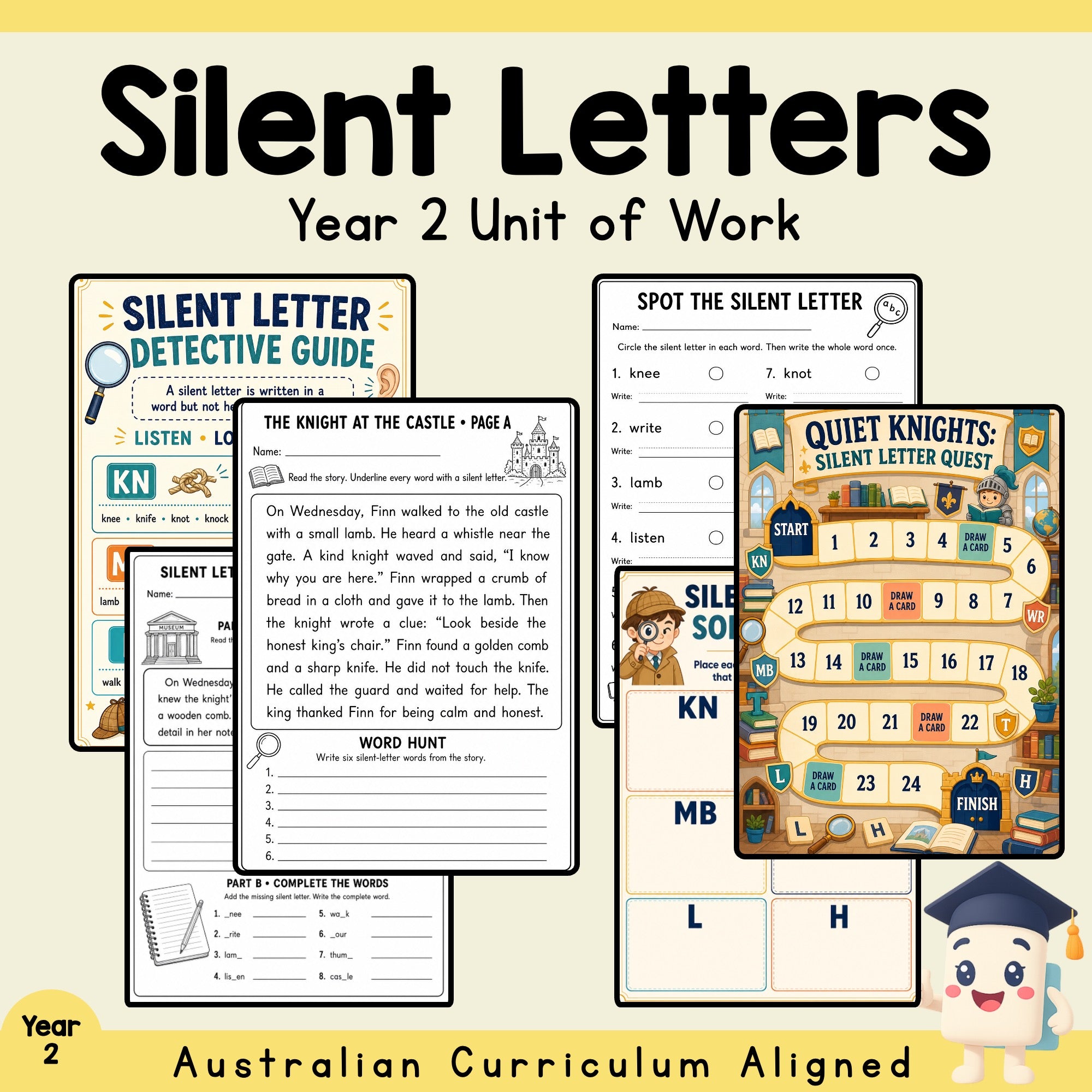 Silent Letters Year 2 Unit