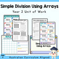 Division Arrays Year 2 Unit