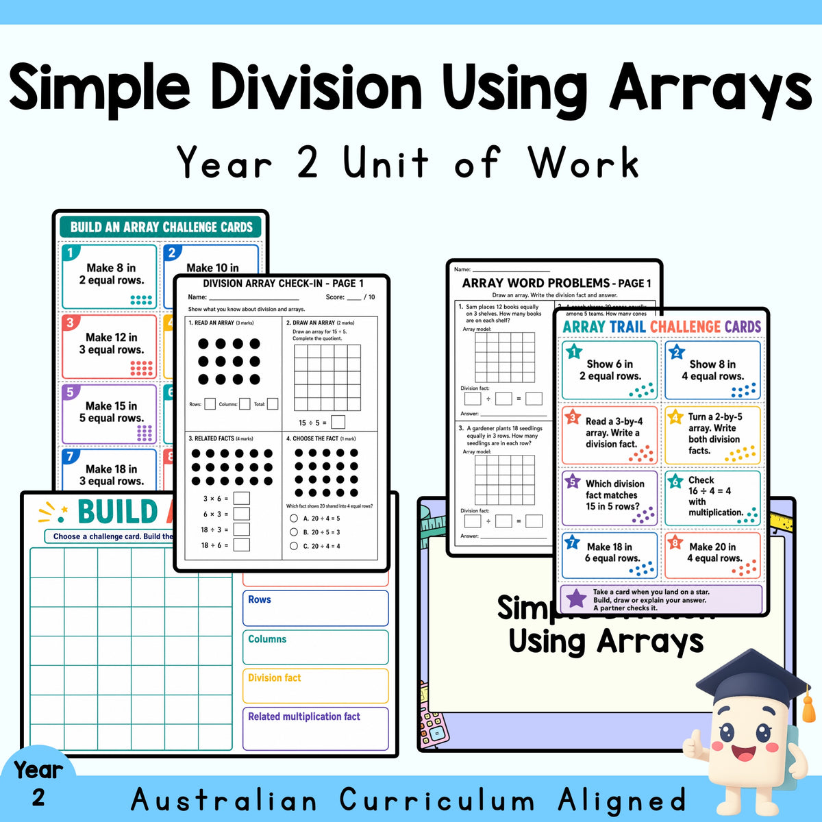 Division Arrays Year 2 Unit