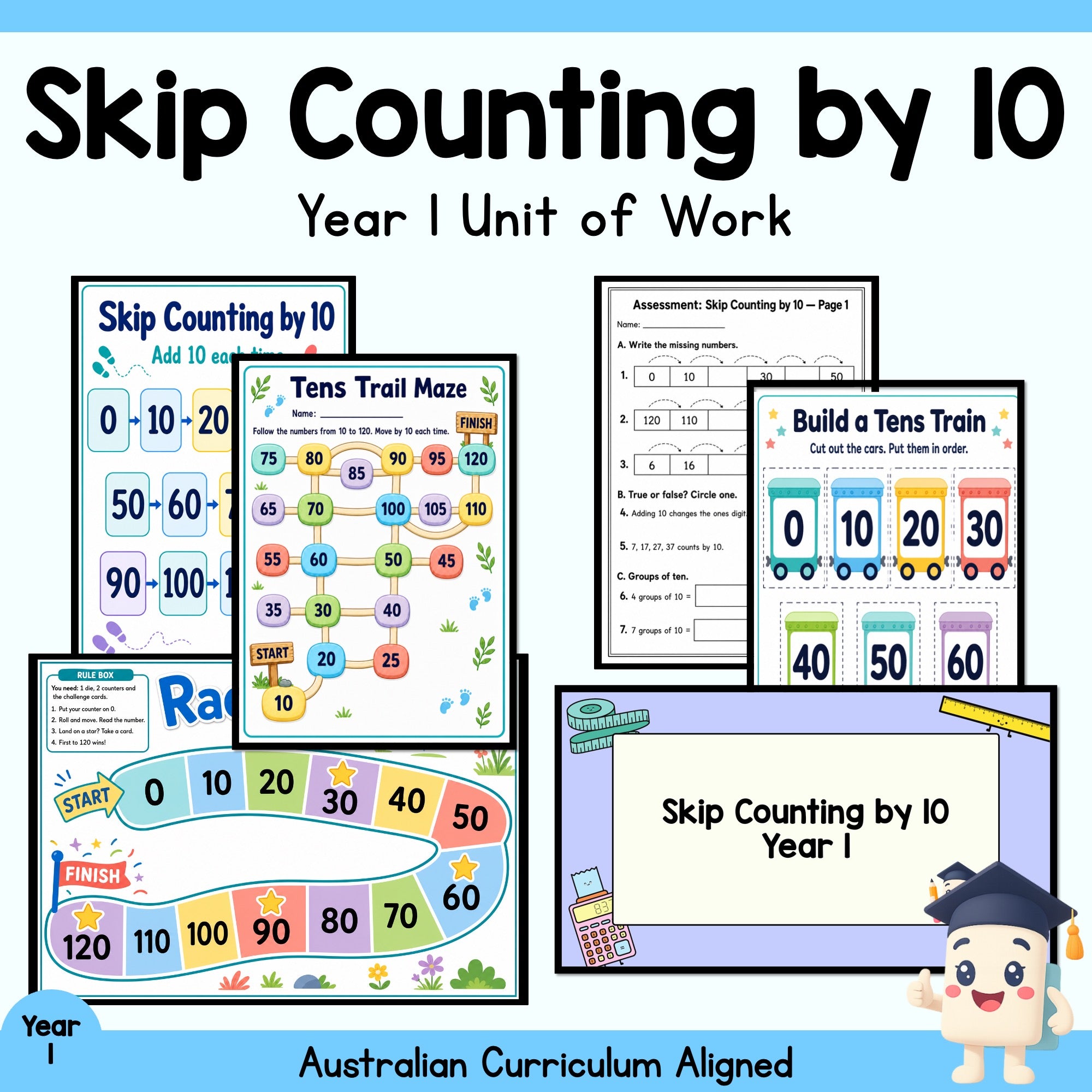 Skip Counting by 10 – Year 1