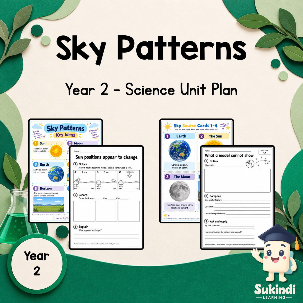 Sky Patterns – Year 2 Science Unit Plan — cover
