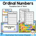 Foundation Ordinal Numbers to 20 Unit | Worksheets, Games & Assessment