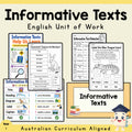 Year 1 Informative Texts Unit | Worksheets, Games & Assessment