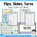 Year 2 Flips, Slides and Turns Unit | Worksheets, Games & Assessment