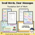 Small Words, Clear Messages - Foundation — cover