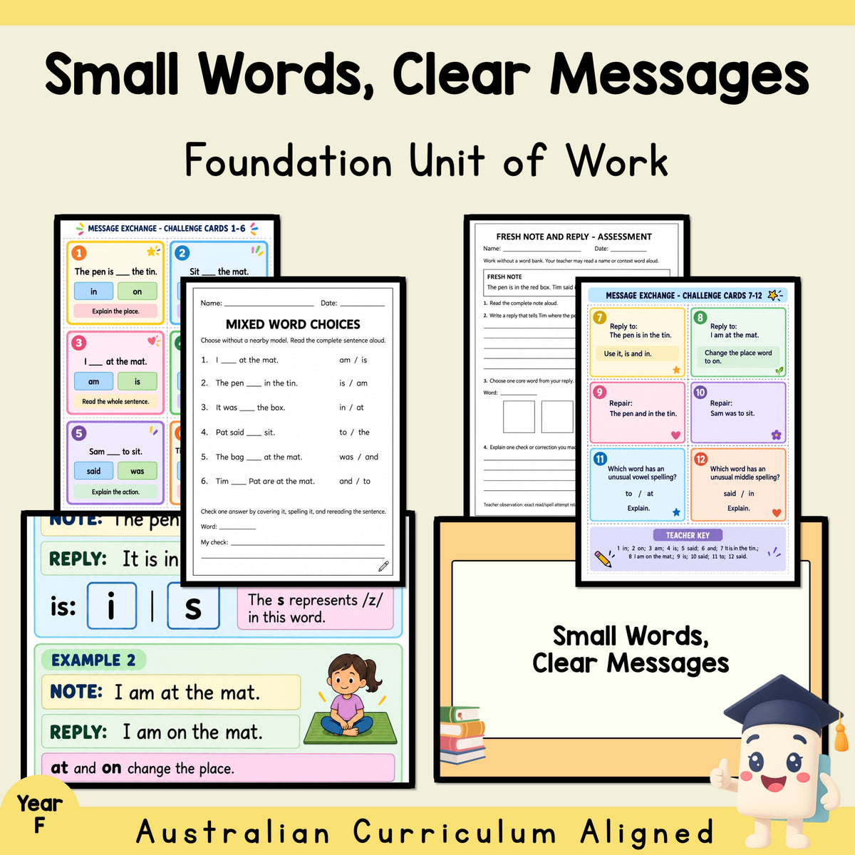 Small Words, Clear Messages - Foundation — cover