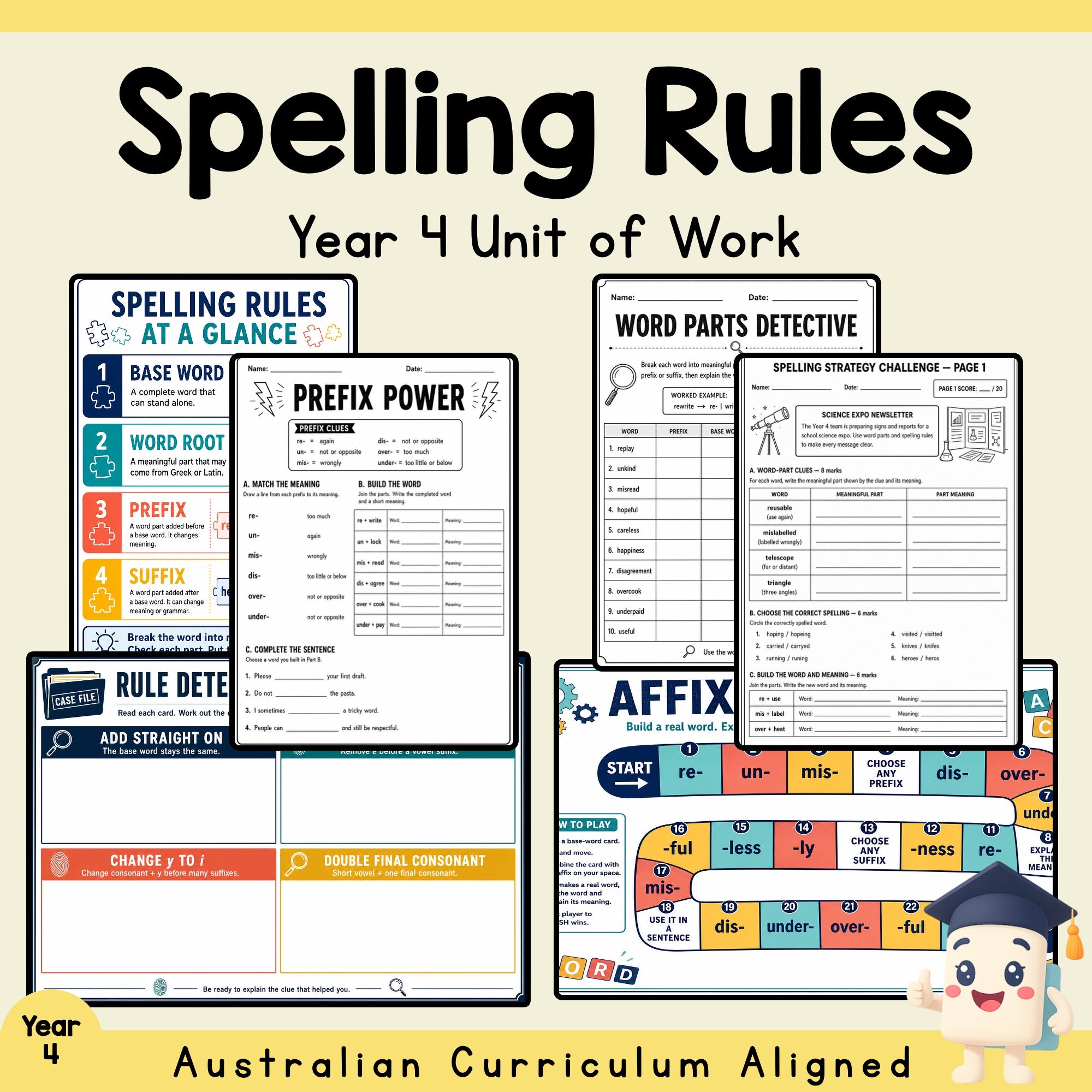Year 4 Spelling Rules Unit