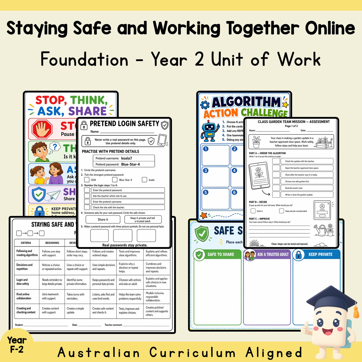 Online Safety and Teamwork Unit — cover