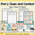 Story Clues and Context — Year 3 English Unit Plan — cover