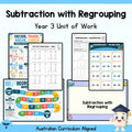 Subtraction with Regrouping - Year 3