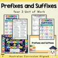 Prefixes and Suffixes Year 3
