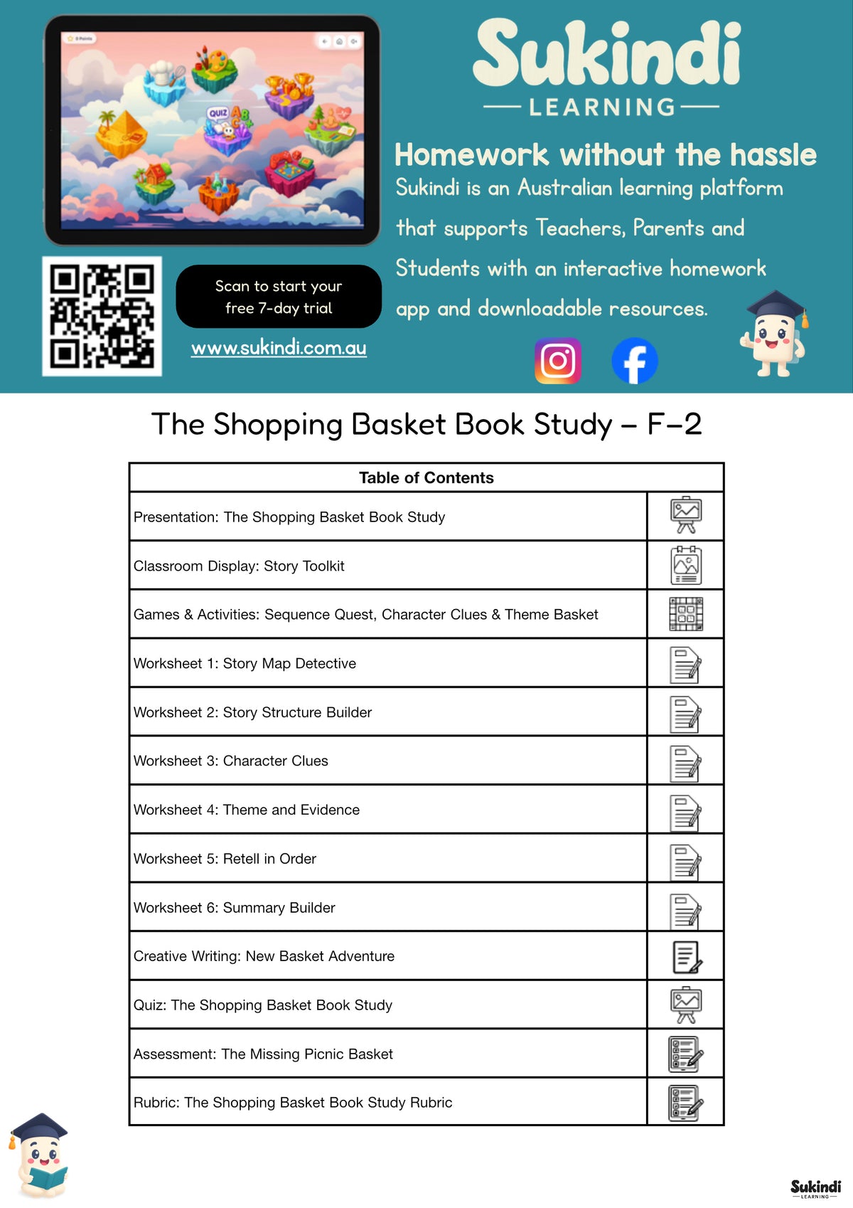 The Shopping Basket Book Study