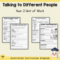 Talking to Different People - Year 2 English Unit — cover