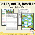Tell It, Act It, Retell It - Year 1 — cover
