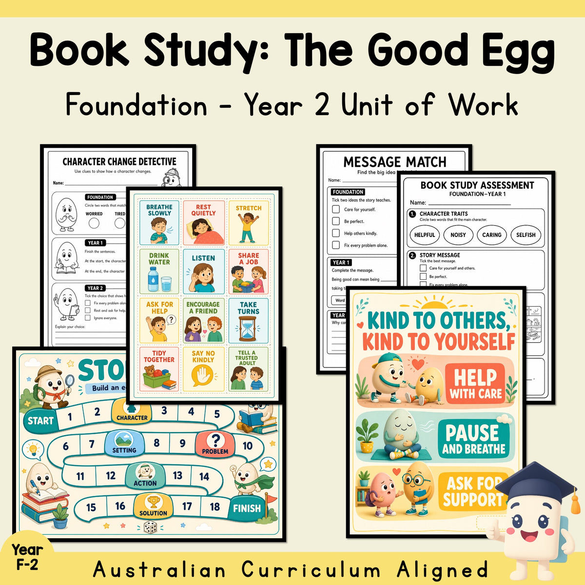 The Good Egg Book Study | Foundation–Year 2 English Unit