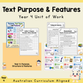 Year 4 Text Purpose, Structure and Features Unit | Worksheets, Games & Assessment