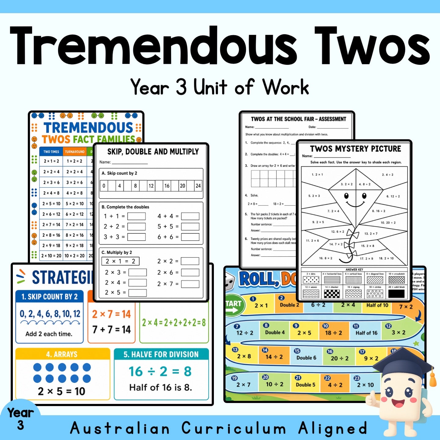 Tremendous Twos – Year 3 Mathematics