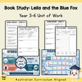 Leila and the Blue Fox: Hybrid Text Unit — cover